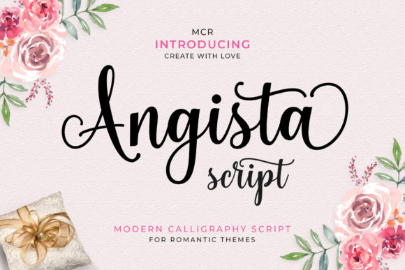 Angista Script: A Delicate Script Font for Luxury Designs