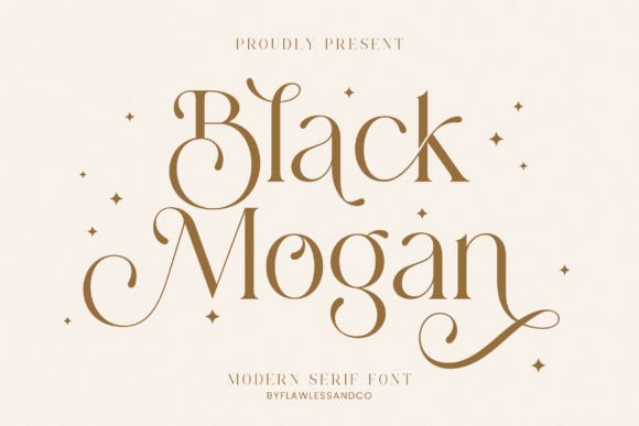 Black Mogan: A Modern Serif That Redefines Display Typography