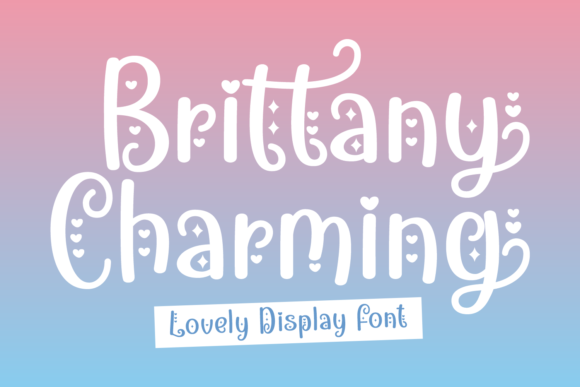 Brittany Charming: A Whimsical Handwritten Font
