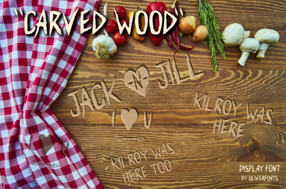 Carved Wood: The Bold Display Font You Need