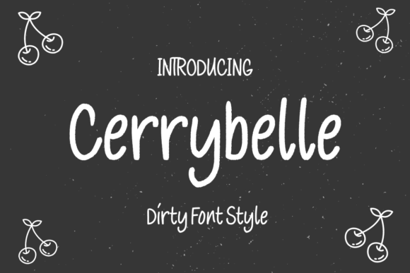 Cerrybelle: A Handwritten Font with Natural Charm