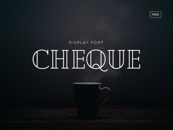 Cheque: Where Elegance Meets Striking Display Typography