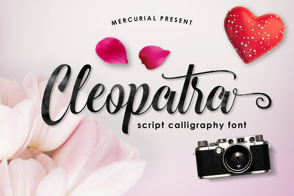 Cleopatra: A Modern Calligraphy Font for Elegant Design