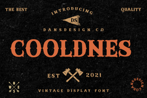 Cooldnes Font: A Vintage Blackletter Typeface with Timeless Character