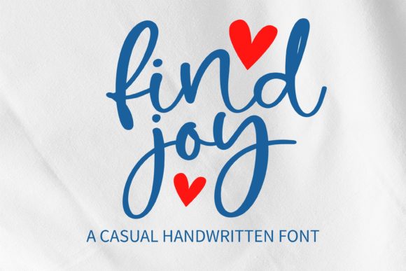Find Joy: A Handwritten Font with Real Personality