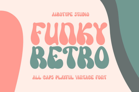 Funky Retro: A Bold Vintage Display Font with Modern Appeal