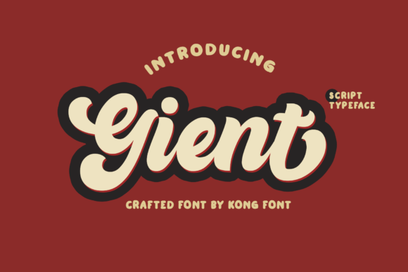 Gient: A Playful Handwritten Font That Brings Craft Projects to Life