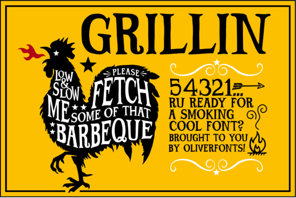 Grillin: Bold Display Font for Design Impact