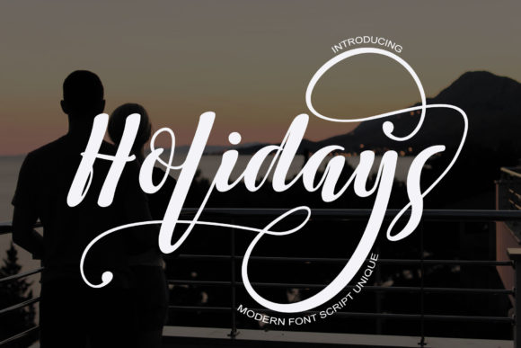 Holidays: A Freestyle Script Font for Authentic Branding