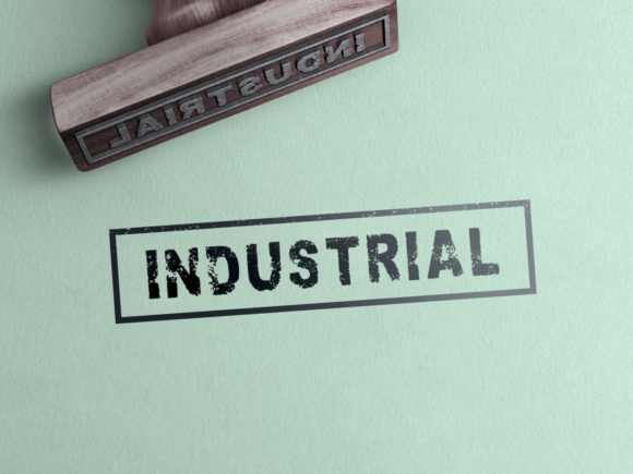 Industrial Font: Bold Stamp-Inspired Typography for Headings and Logos