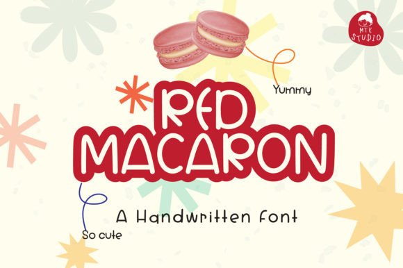 Red Macaron Font: A Handwritten Typeface That Works Across Projects