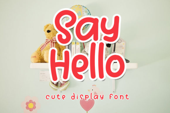 Say Hello: A Sweet, Elegant Display Font for Your Brand
