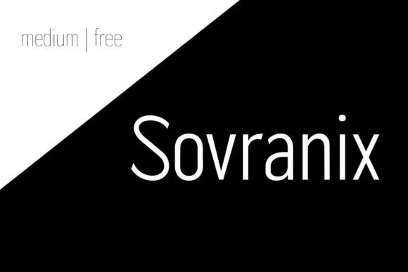 Sovranix Medium Font: Modern, Elongated & Built to Stand Out