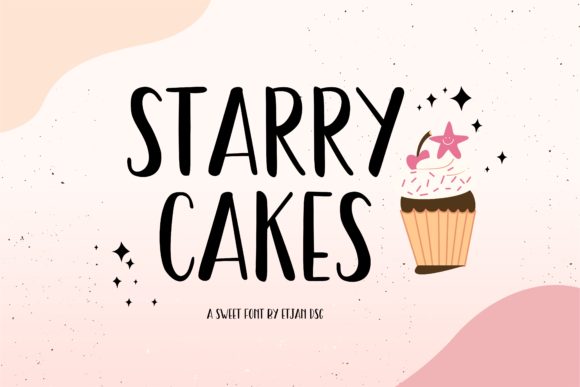 Starry Cakes: A Whimsical Script Font for Creative Projects