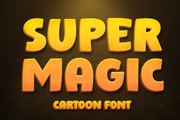 Super Magic: A Playful Display Font for Bold Creative Projects