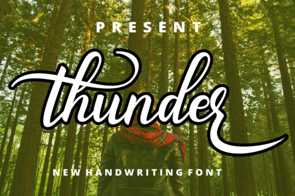 Thunder: A Modern Handwritten Font with Character and Flow